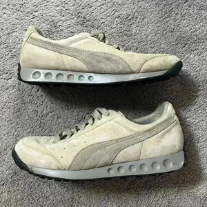 Puma tan/beige womens athletic running workout sneakers size 9.5